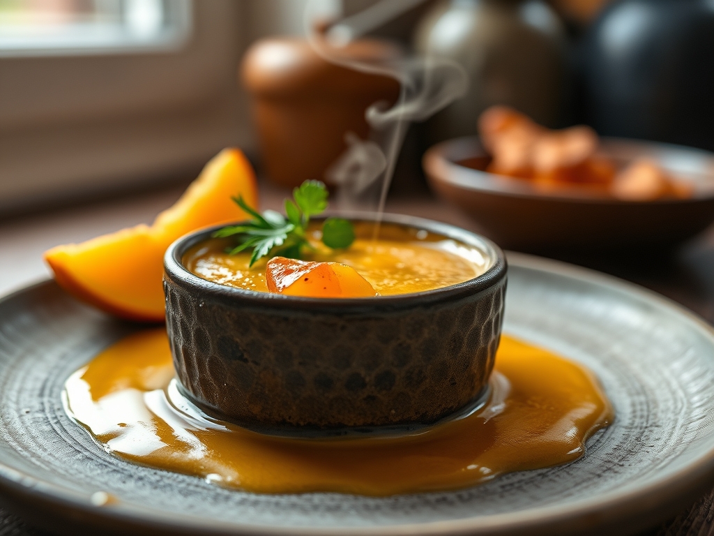 Crema de calabaza y jengibre