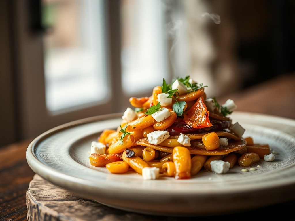 Ensalada de lentejas y queso feta