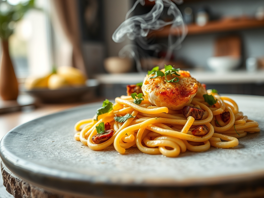 Ensalada de pasta con atún