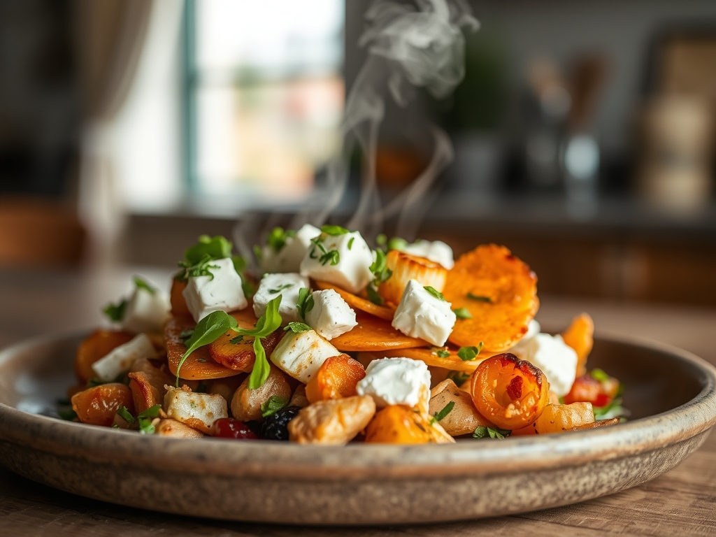 Ensalada de sandía y queso feta