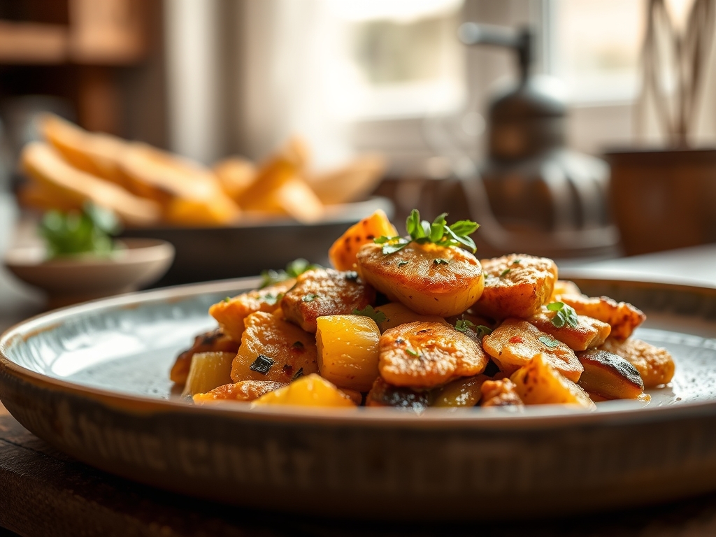 Lasaña de berenjena y cordero