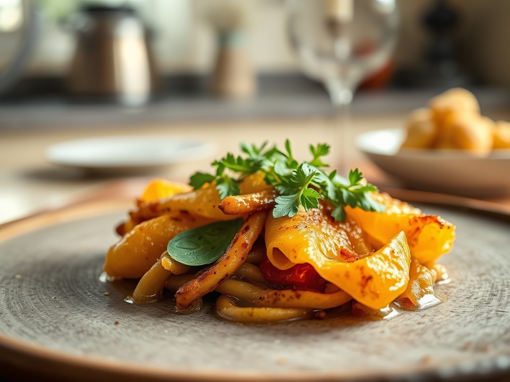 Lasaña de espinacas y requesón