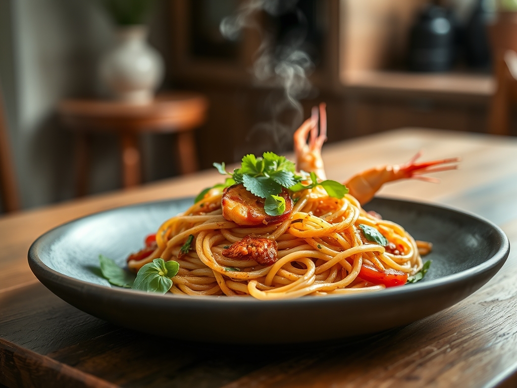 Pad Thai de langostinos