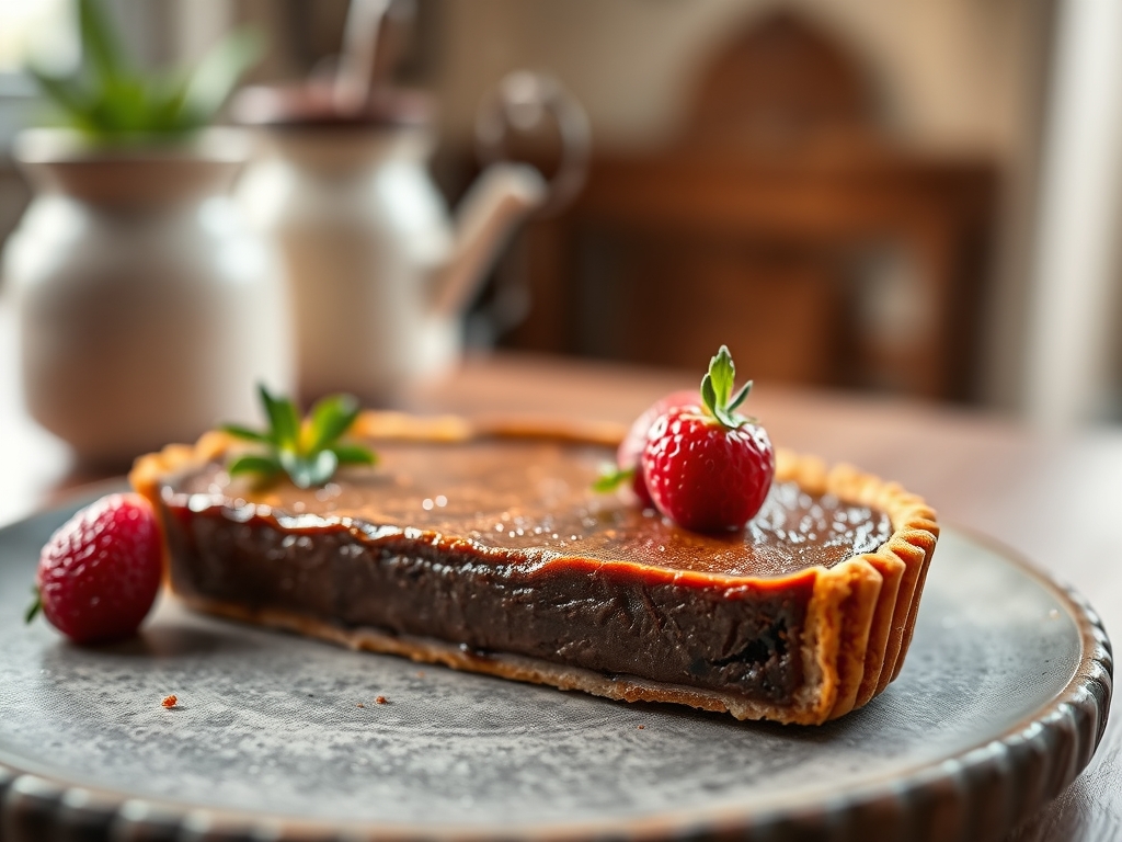 Tarta de chocolate y frambuesa