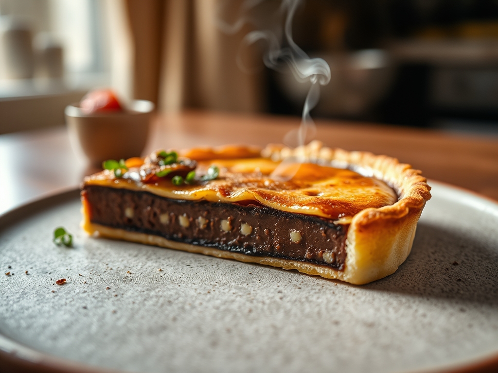 Tarta de pera y chocolate