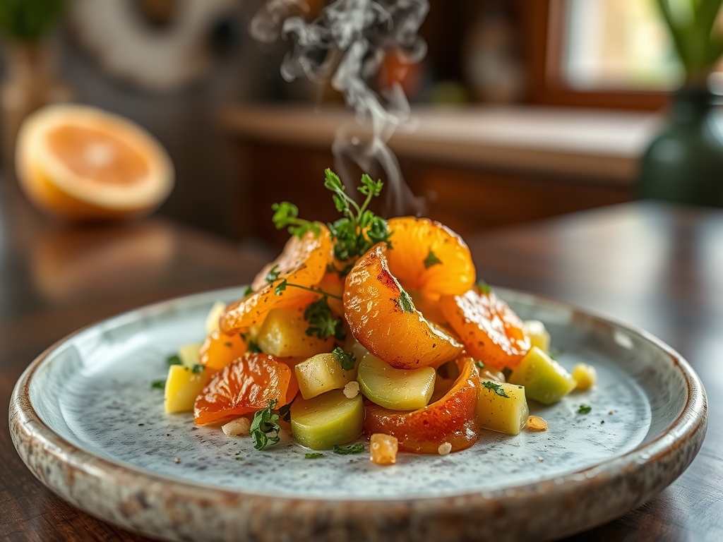 Ensalada de aguacate y pomelo