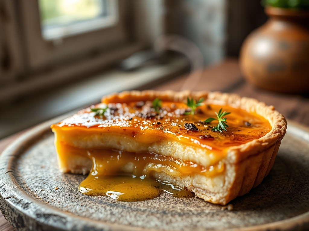 Tarta de plátano y dulce de leche